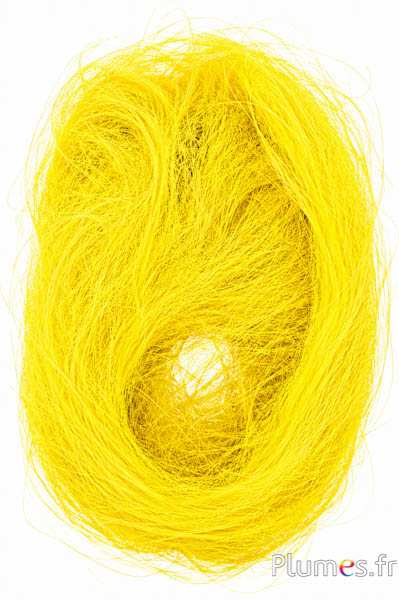 Sisalfasern - 50 g - leuchtgelb